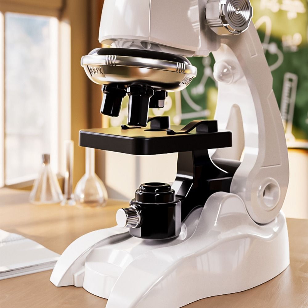 Kids Microscope Kit 200x-1200x Adjustable Science Tool