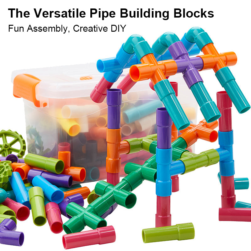 Pipeline Building Blocks: Kids' Water Pipe Brain Toy