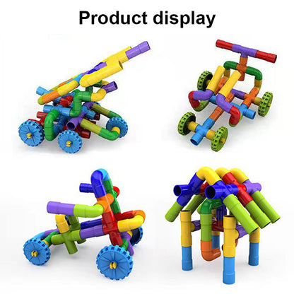 Pipeline Building Blocks: Kids' Water Pipe Brain Toy