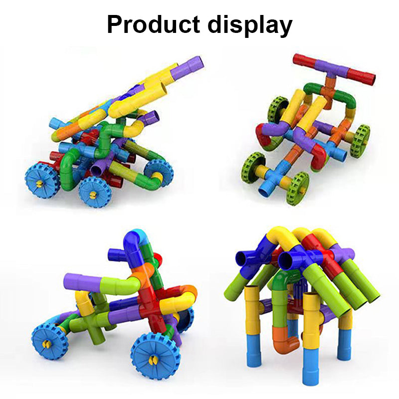Pipeline Building Blocks: Kids' Water Pipe Brain Toy