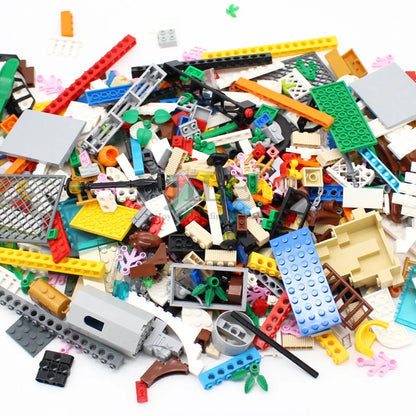 1000G Mixed Weighing Classic Building Blocks Set Meal DIY Moc Creative Bulk Bricks Toy for Children Educational Kids GIft Random