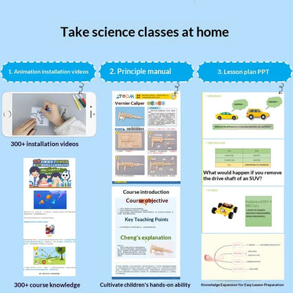 Diy Bowling Kit Diy Science Experiment Kit & Education Model Toy Physics Science Toys For Children Gift Toy