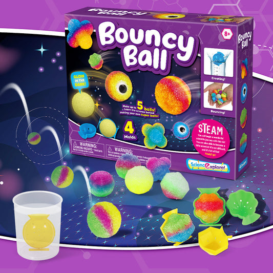 STEM Science Kit: Magic, Slime & Bouncy Ball Fun for Kids