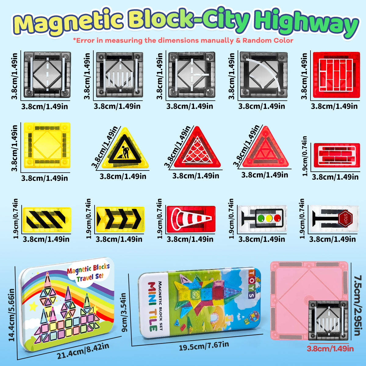 Magnetic Building Blocks Set - 32/64/58PCS Kids Gift
