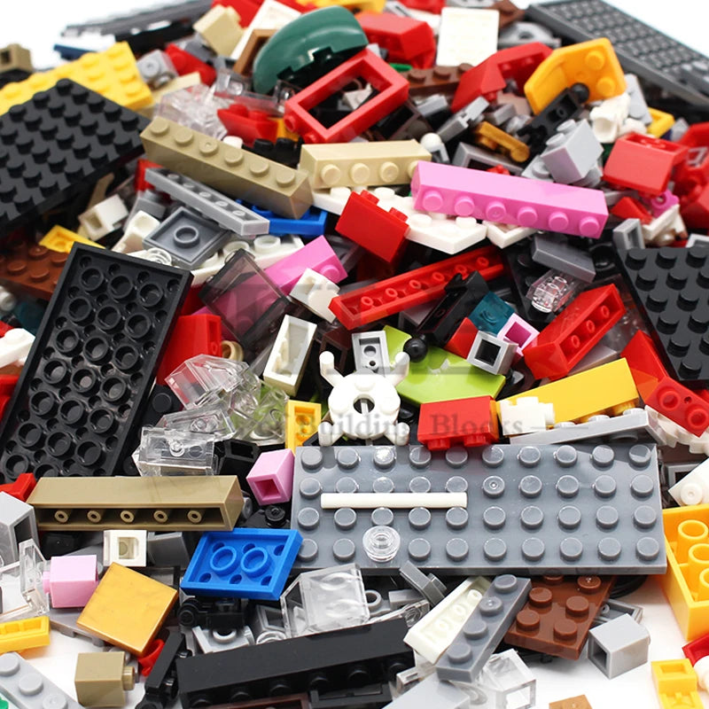 1000G Mixed Weighing Classic Building Blocks Set Meal DIY Moc Creative Bulk Bricks Toy for Children Educational Kids GIft Random