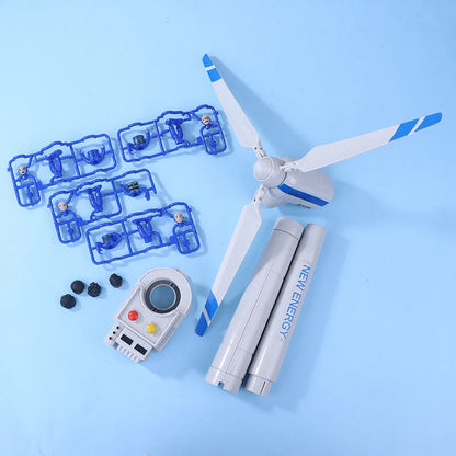 1Set Wind Turbine Model Large Wind Turbine Model Simulation Windmill Toy Science Kit Children's Toys‘