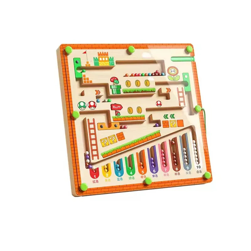 Montessori Toy - Magnetic Maze Enhance Kids' Coordination