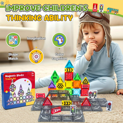 Magnetic Building Blocks Set - 32/64/58PCS Kids Gift