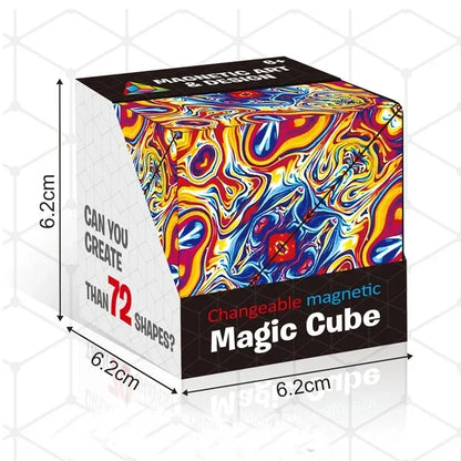 Magic Shasibo Cube: Magnetic Fidget Puzzle Game