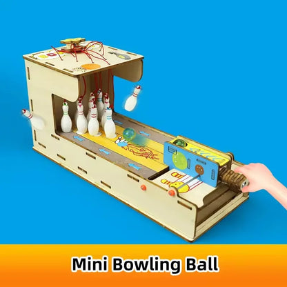 Diy Bowling Kit Diy Science Experiment Kit & Education Model Toy Physics Science Toys For Children Gift Toy