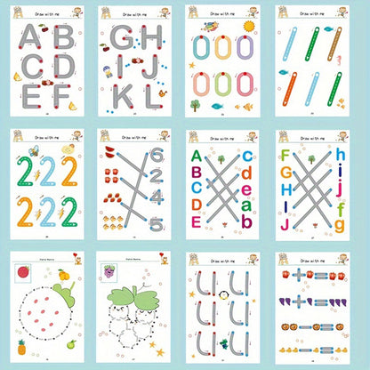 Workbook: Toddler Pen Control Reusable Tracing Practice