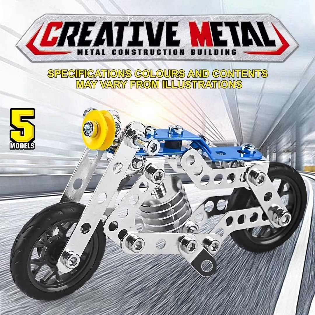 STEM Toys: DIY Metal Building Blocks - Creative 3D Model Toys for Kids
