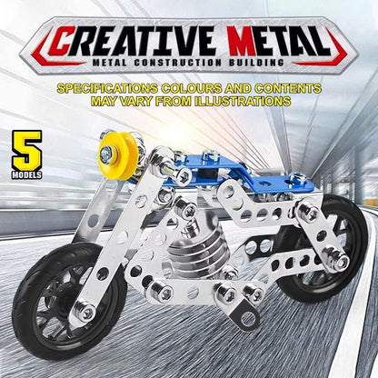 STEM Toys: DIY Metal Building Blocks - Creative 3D Model Toys for Kids