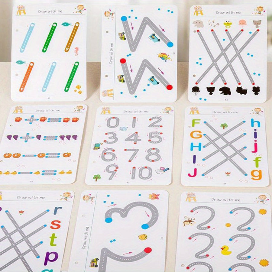 Workbook: Toddler Pen Control Reusable Tracing Practice