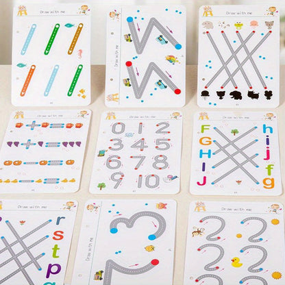 Workbook: Toddler Pen Control Reusable Tracing Practice