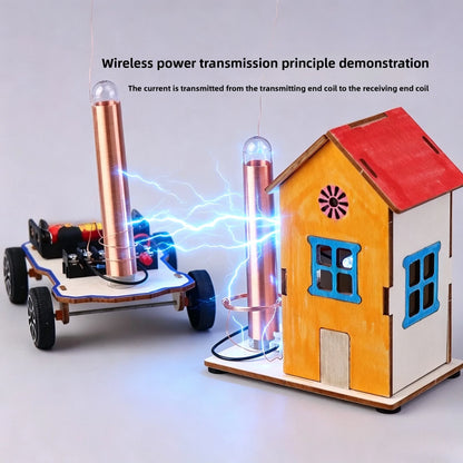 Children's science and education experiment models, DIY wireless power transmission component science and educational toys