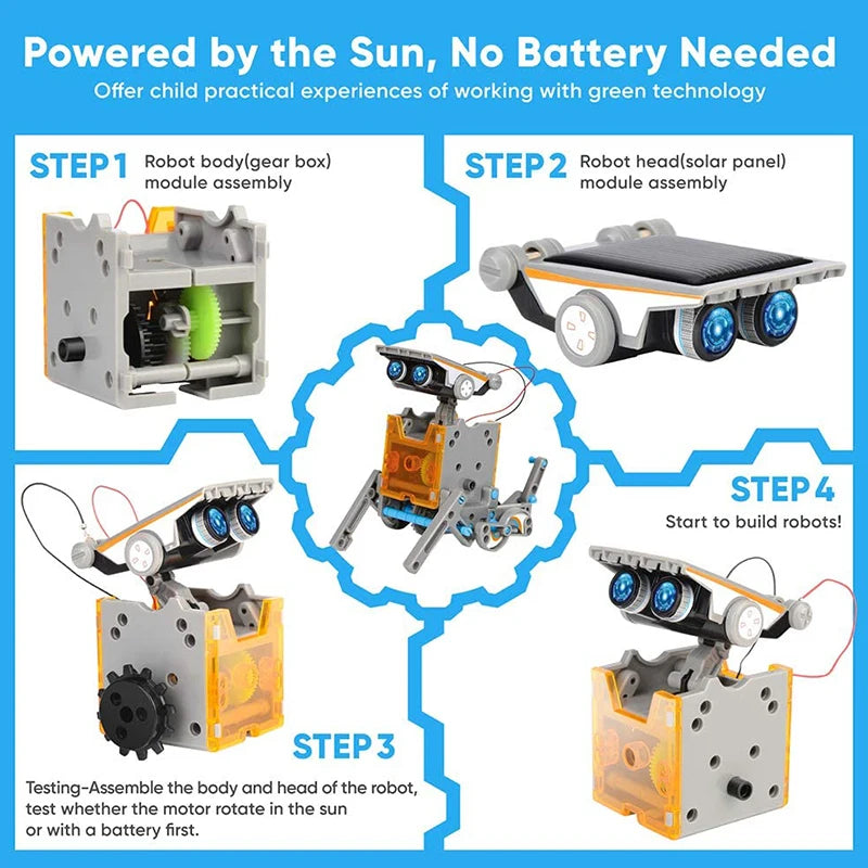 Solar Robotics Kit: DIY Science Toy for Kids