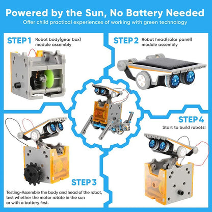 Solar Robotics Kit: DIY Science Toy for Kids
