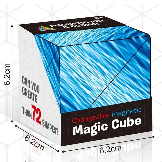 Magic Shasibo Cube: Magnetic Fidget Puzzle Game
