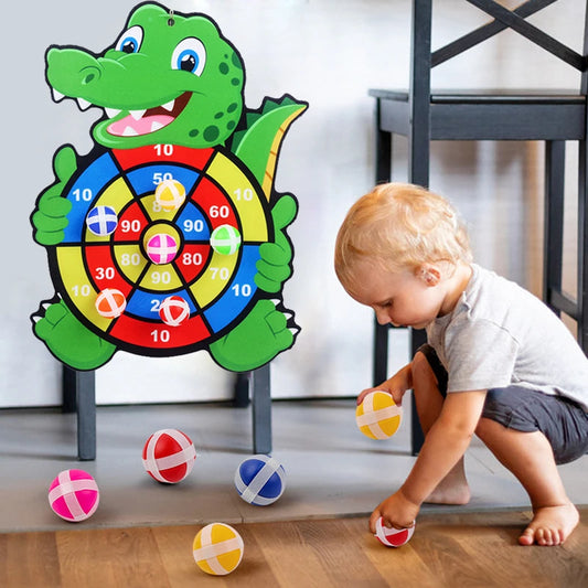 Montessori Dart Board Game: Indoor Sports for Kids 3-7