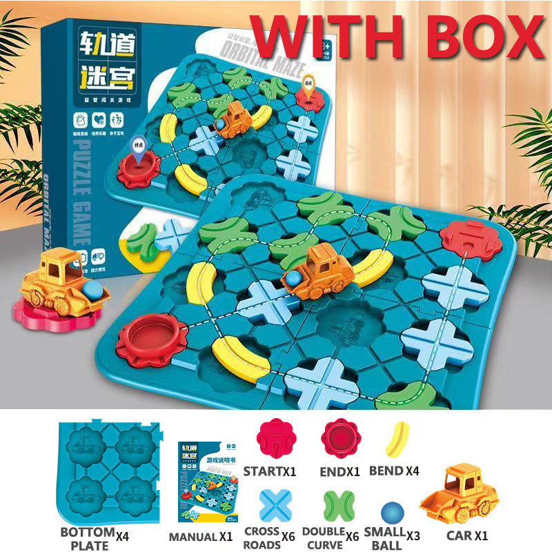 Logic Puzzle Game - Road Maze Montessori 