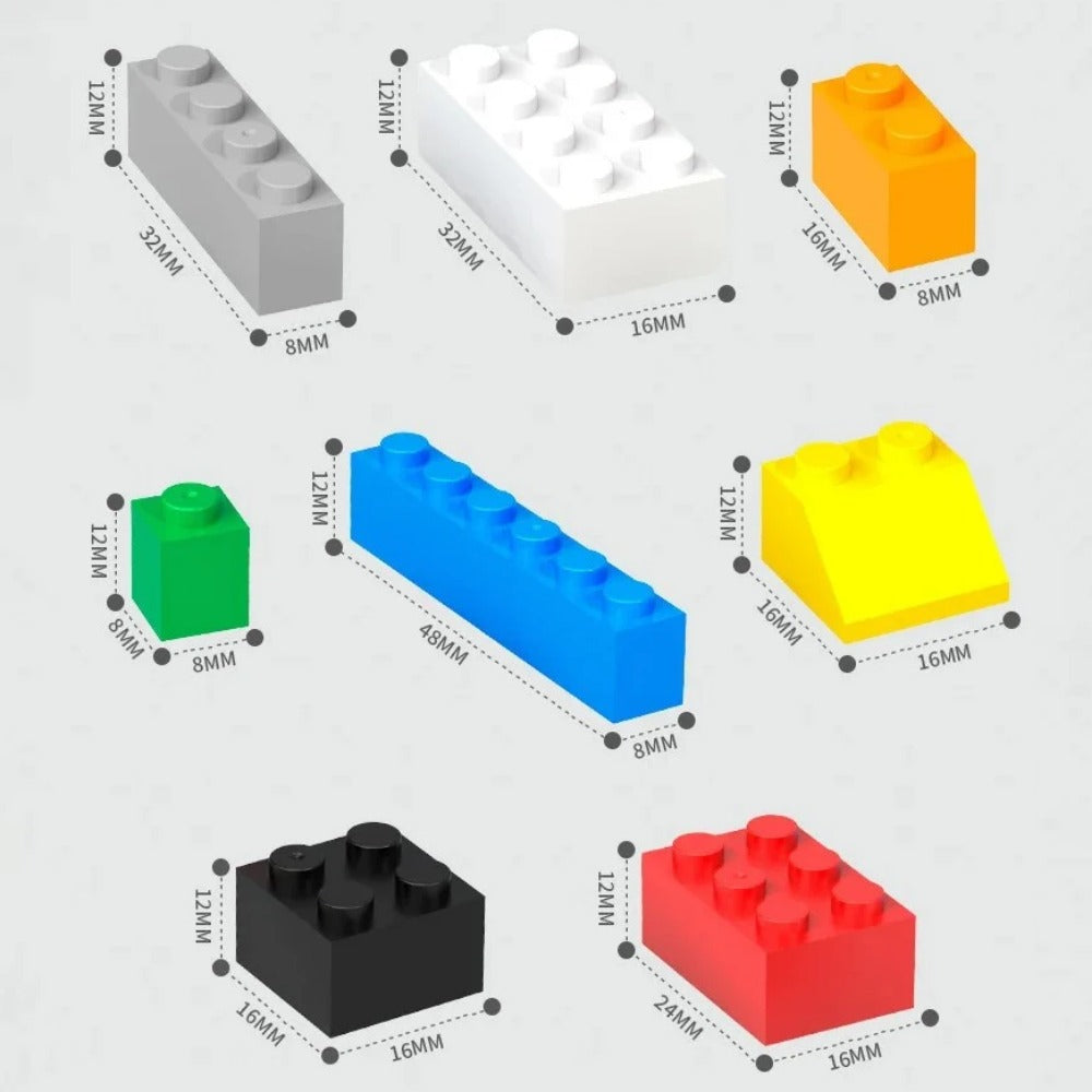 DIY Building Blocks Set - 120/240PCS Colorful Creative Bricks