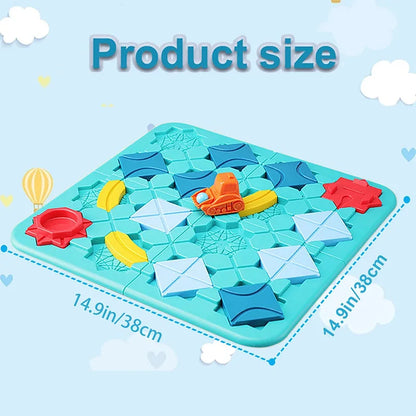 Building Blocks: Montessori Maze Racer - Logical Thinking Puzzle Game