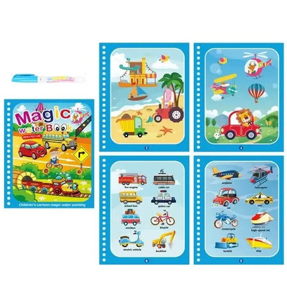 Reusable Water Drawing Book - Mess-Free Magic Painting Pad