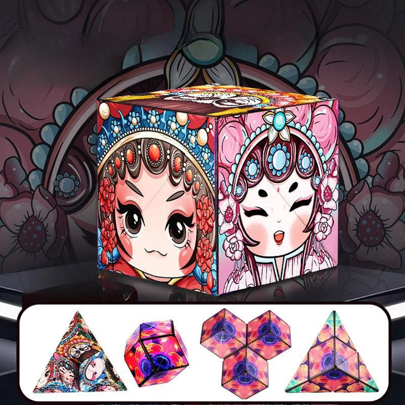 Magic Shasibo Cube: Magnetic Fidget Puzzle Game