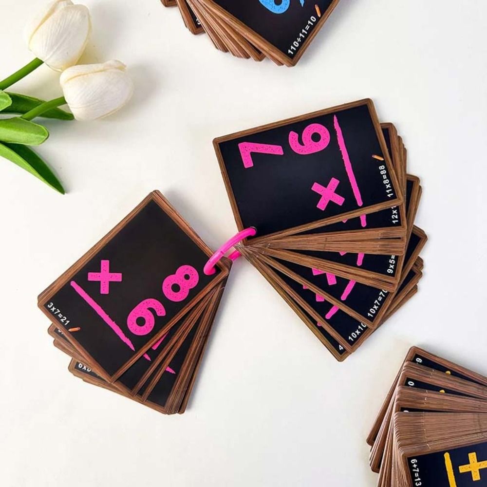 Math Flash Cards: 50pcs Kids Arithmetic Set