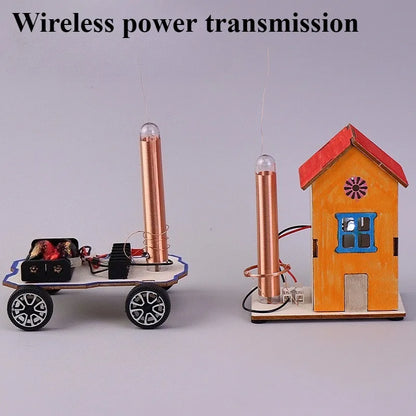 Children's science and education experiment models, DIY wireless power transmission component science and educational toys