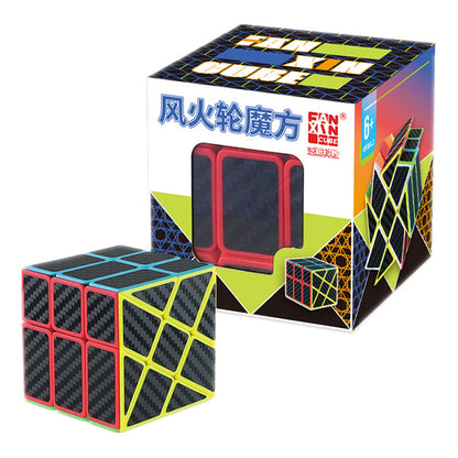 Carbon Fiber Speed Cube - FanXin Magic Puzzle Toy
