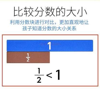 Math Puzzle : Rainbow Fraction Cubes - Math Brain Training for Kids