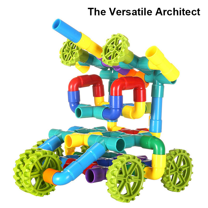 Pipeline Building Blocks: Kids' Water Pipe Brain Toy