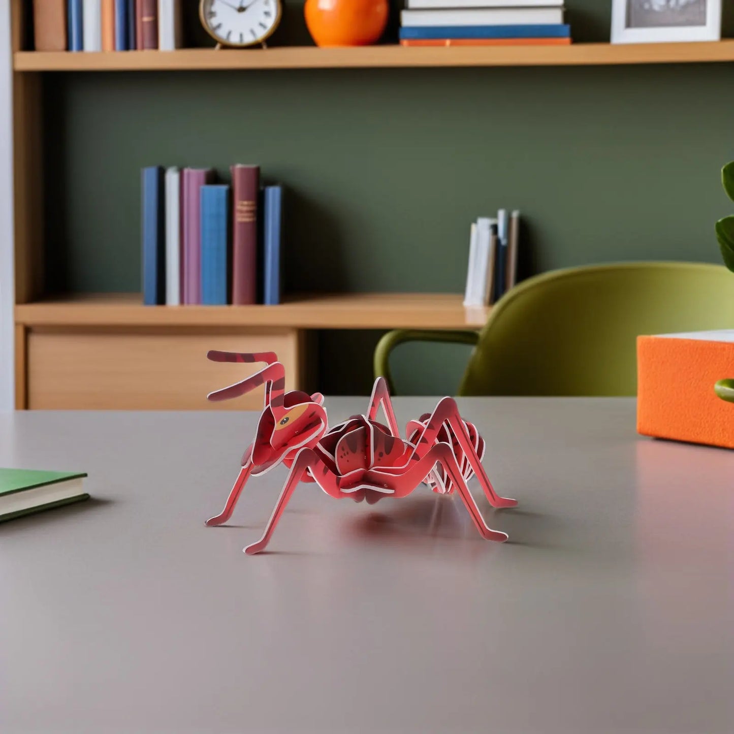 6Pcs 3D Cardboard Ant Puzzle Stem Science Experiment Kit for Kids Biology Learning Insect Exploration Set Realistic Insect