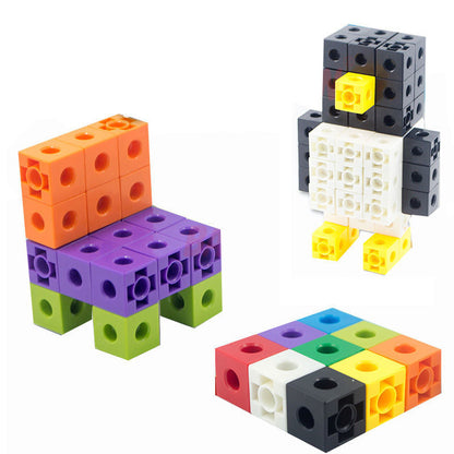 Educational Toys: Math Linking Cubes - 100pcs Educational Kids Blocks