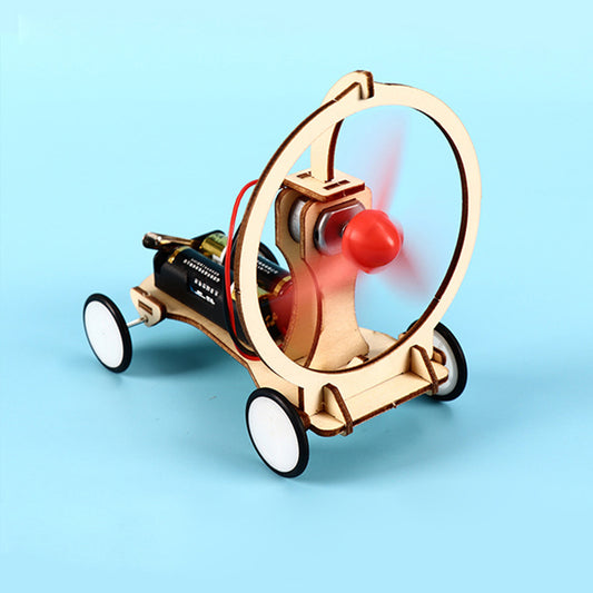 DIY Electric Wind Car Kit - Science Experiment Kit for Kids
