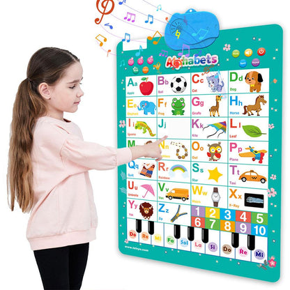 Alphabet Chart: Interactive ABC Wall Chart for Toddlers - Educational Fun