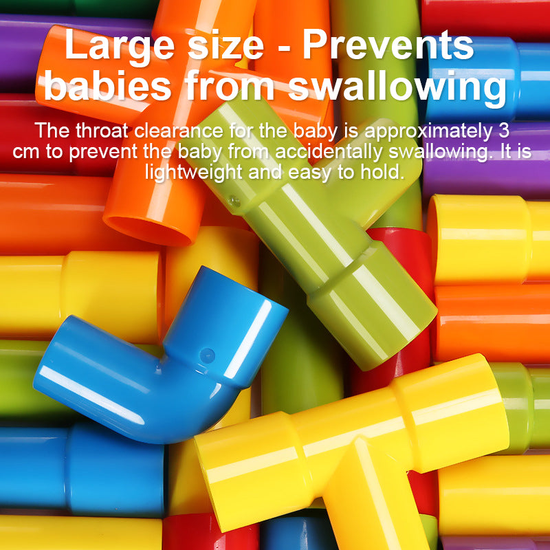 Pipeline Building Blocks: Kids' Water Pipe Brain Toy