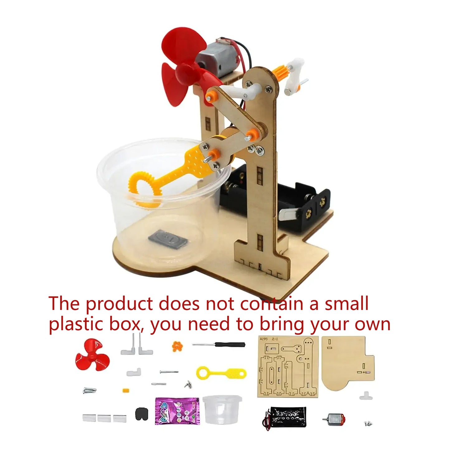 Science Experiment Toy - Wooden STEM Kit for Kids 6+