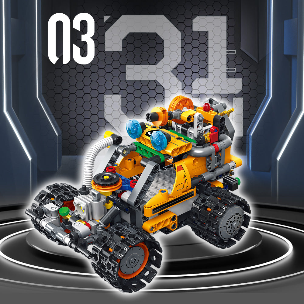 STEM Toys: Robot Building Kit 3-in-1 Remote/APP Control Toy