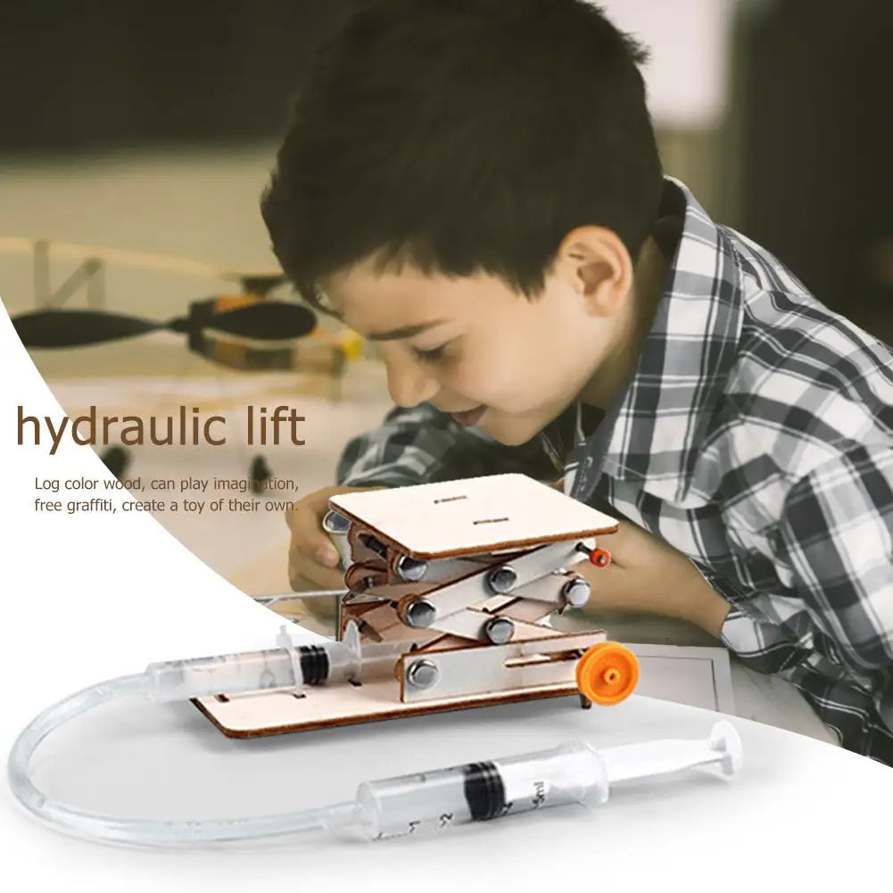 STEM Toys: Kids STEM Science Kit - DIY Hydraulic Lift Table Project