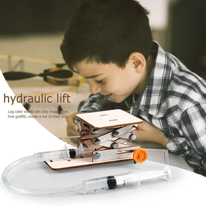STEM Toys: Kids STEM Science Kit - DIY Hydraulic Lift Table Project