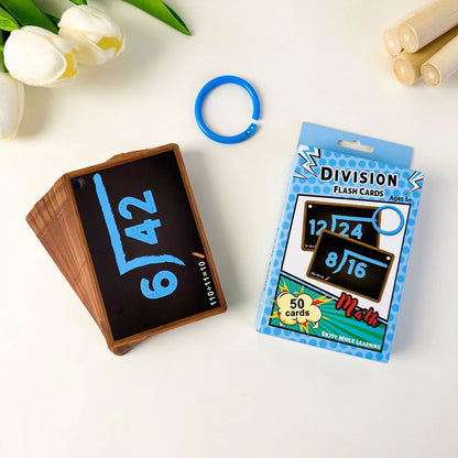 Math Flash Cards: 50pcs Kids Arithmetic Set