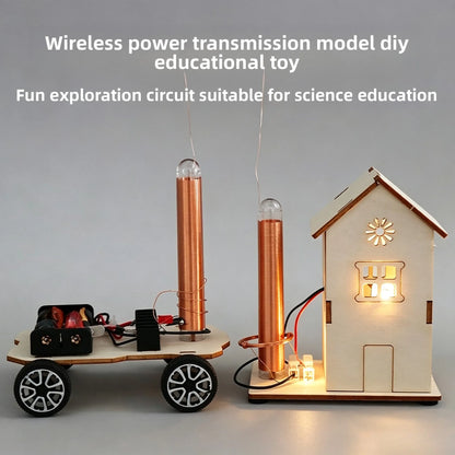 Children's science and education experiment models, DIY wireless power transmission component science and educational toys