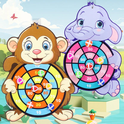 Montessori Dart Board Game: Indoor Sports for Kids 3-7
