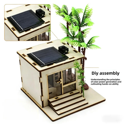 Solar Children's Science and Education Experiment Diy Handcrafted Assembly Model Children's Science and Education Gift