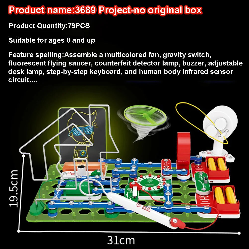 STEM Circuit Kit: DIY Electronic Science Toy for Kids 2025