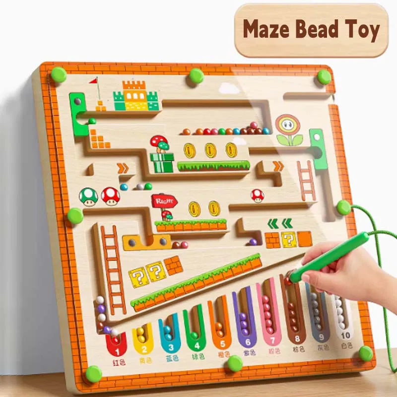 Montessori Toy - Magnetic Maze Enhance Kids' Coordination